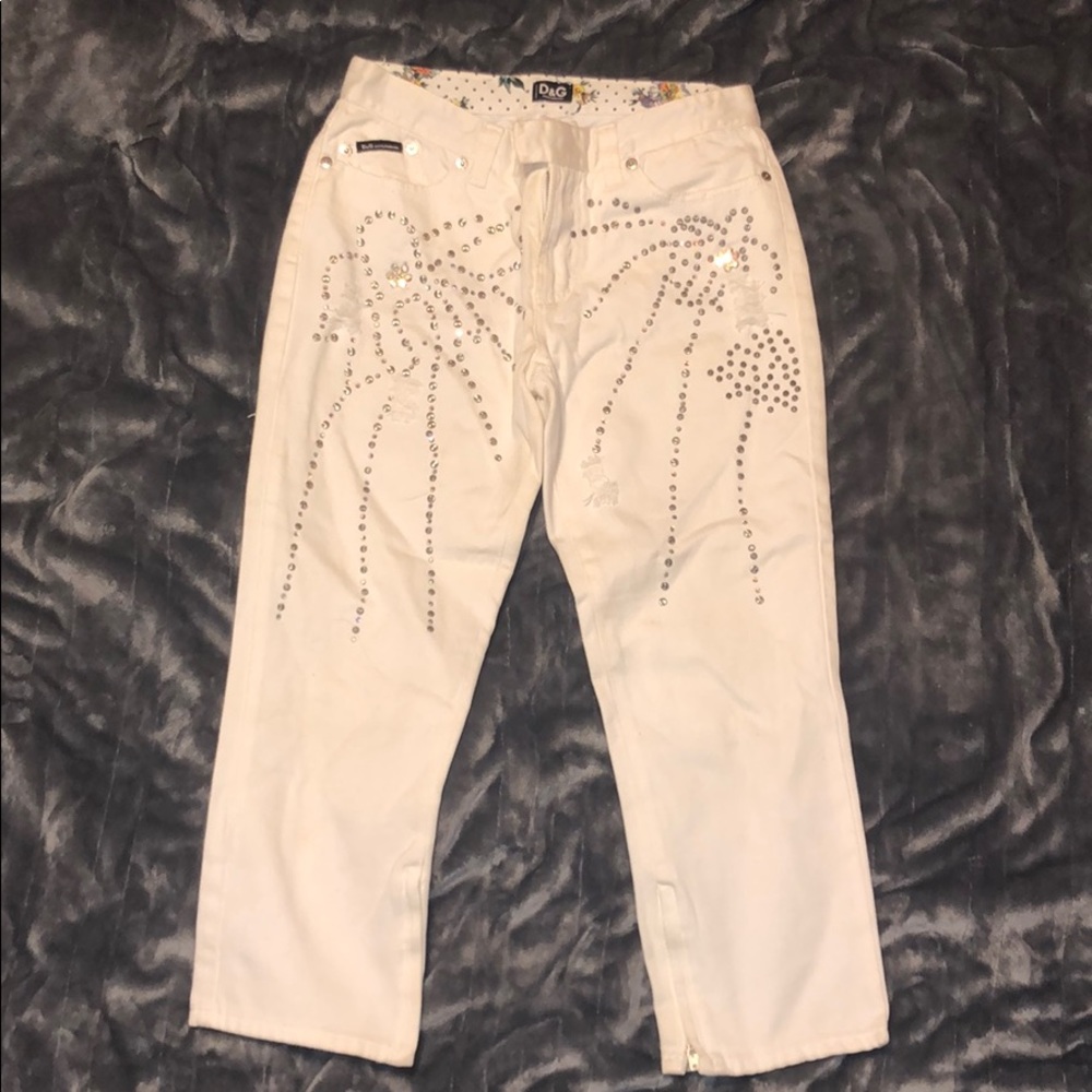 Dolce & Gabbana Vintage embroidered pants